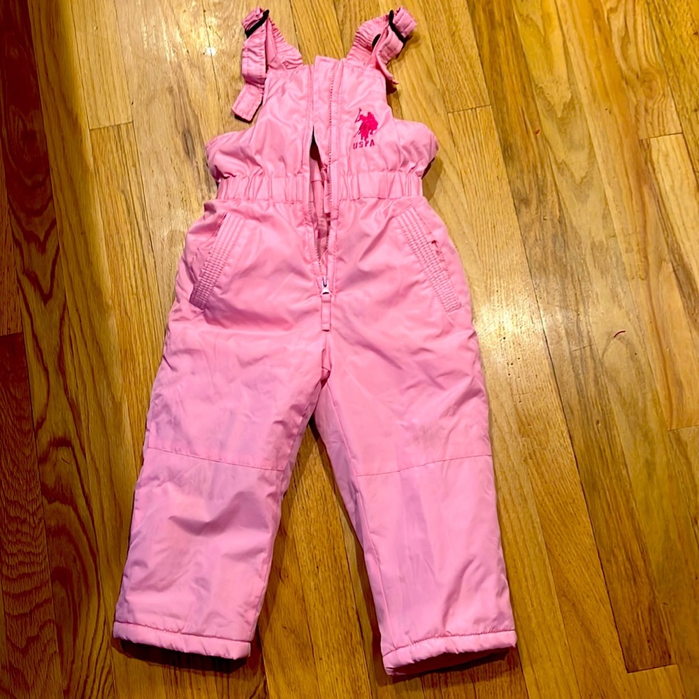 Pink snow pants, 3t